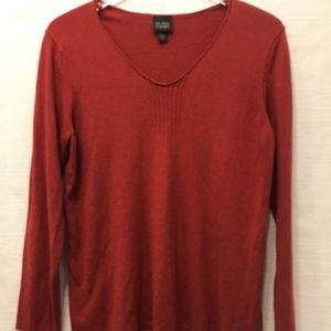 EILEEN FISHER Women's Size XL Red Sweater Cashmere